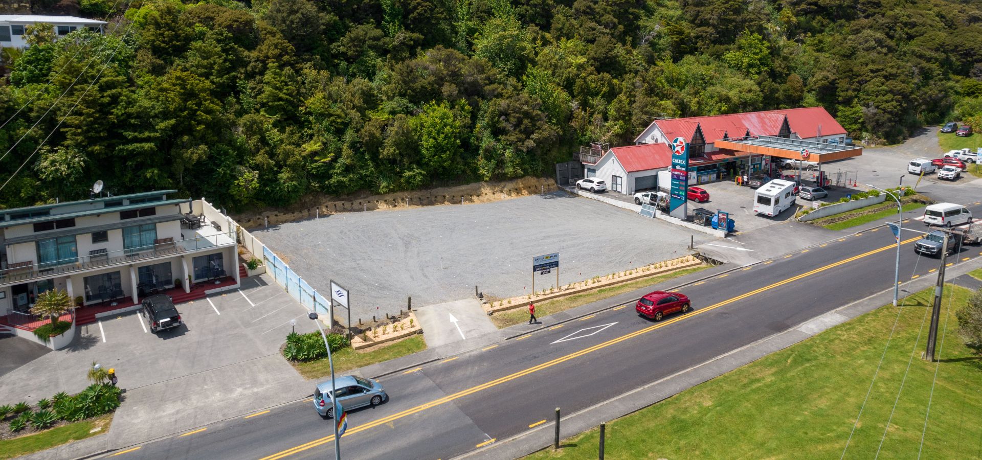 Camper van park in Paihia