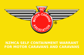 NZMCA Self Containment Warrant for Motor Caravans and Caravans